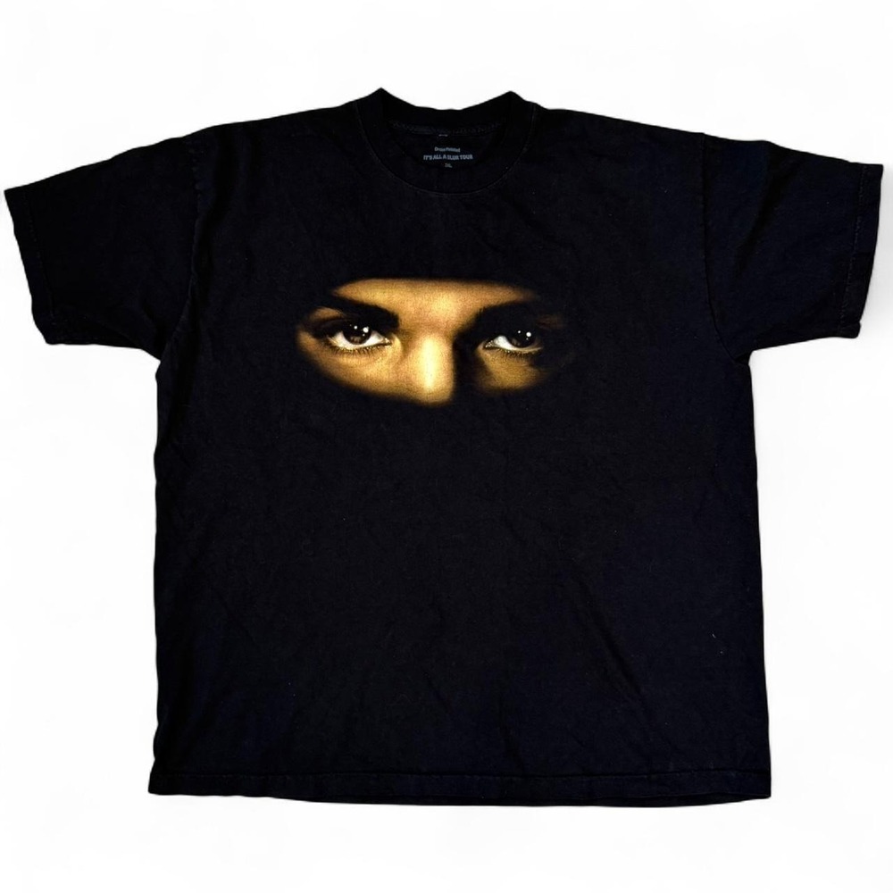 Drake Related Its All A Blur 2023 Tour Graphic Tee Adult Size XXL OVO Music Rap